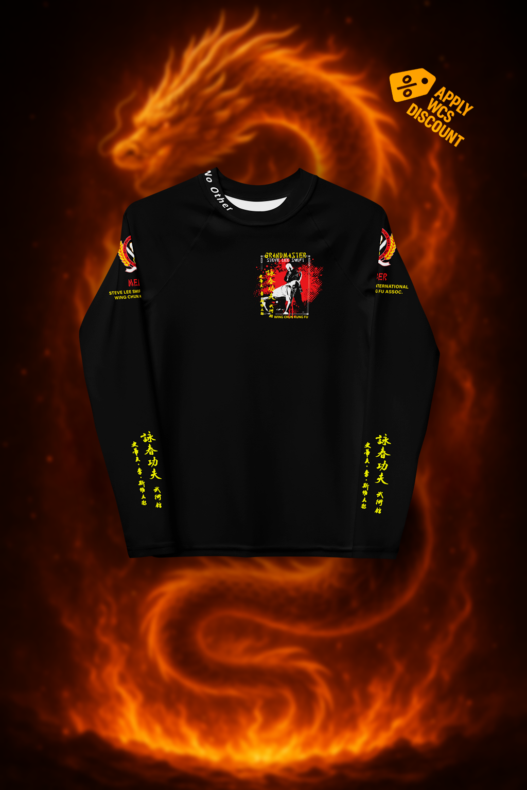 Sifu Legacy Youth Rash Guard – Martial Arts Long Sleeve Tee for Kids (UPF 50+, Unisex)