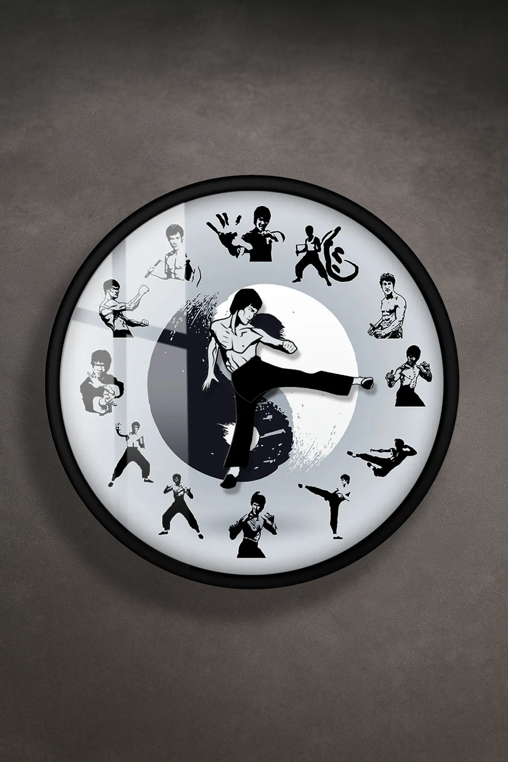 Kung Fu Movement Wall Clock – Martial Arts Inspired Home Decor