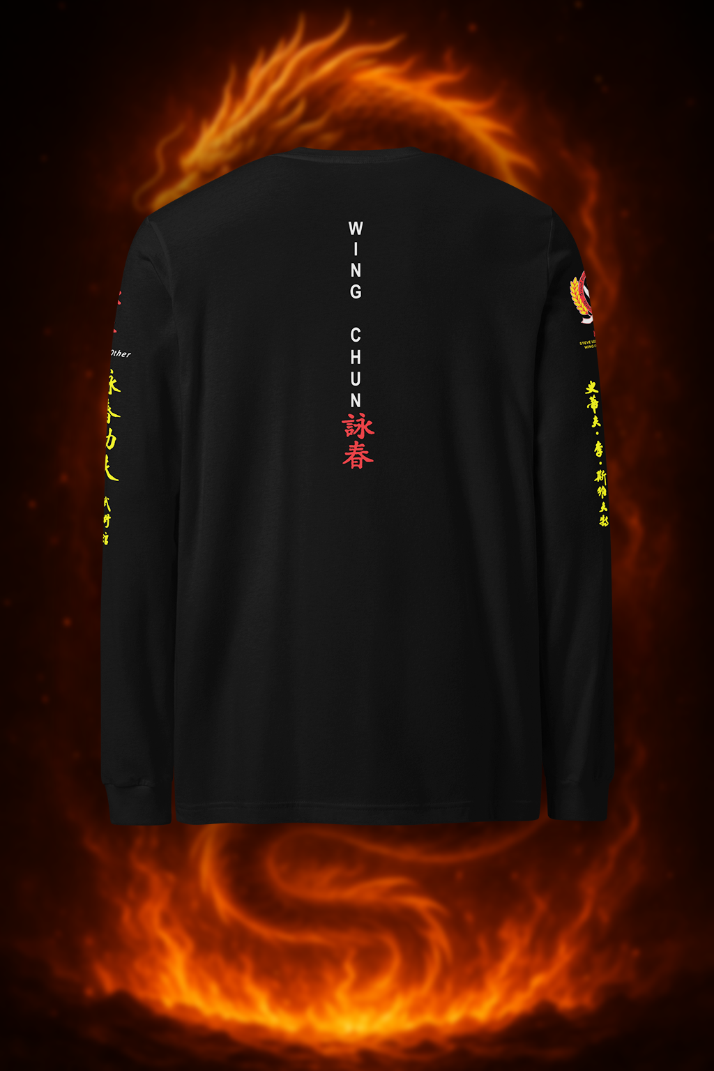 Grandmaster Legacy Long Sleeve | Flame Crest Edition – Sifu Collection
