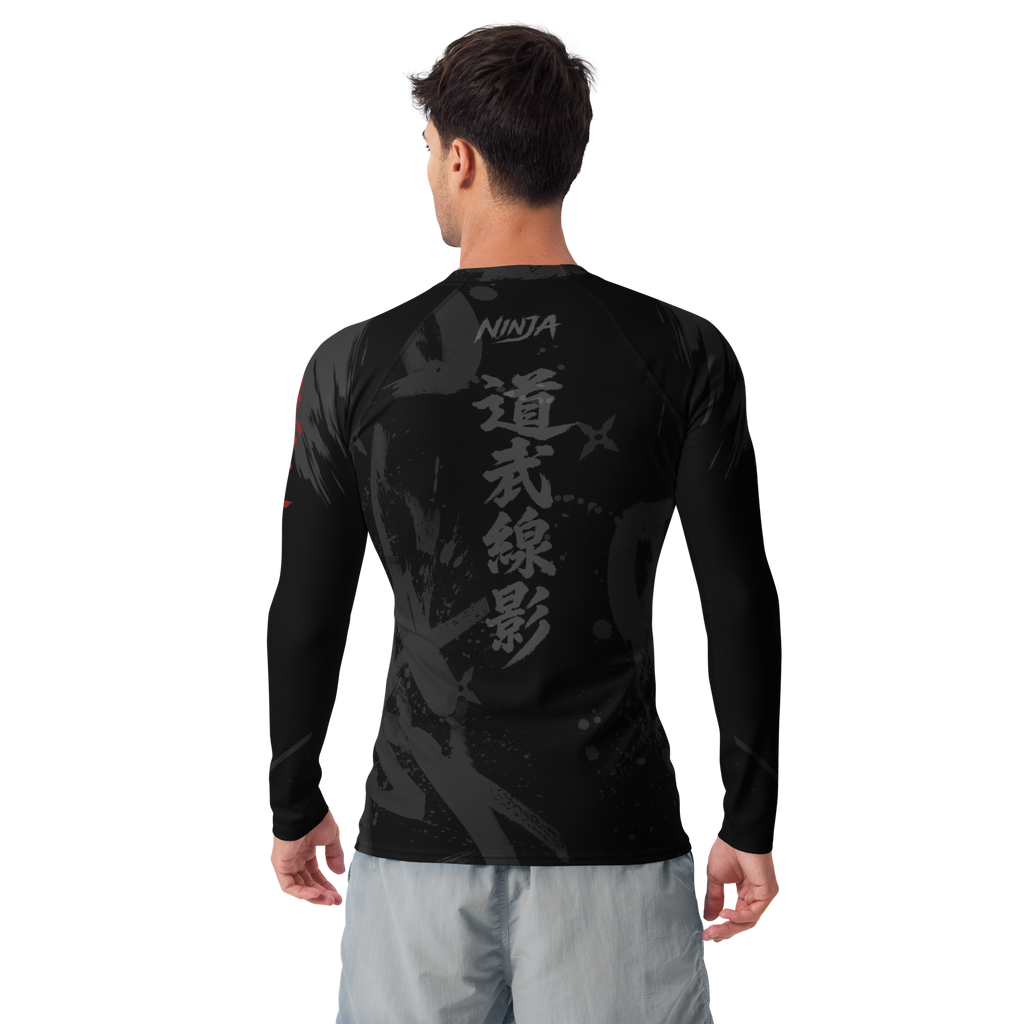 Silent Warrior Ninja Rash Guard – Shadow Line Compression Fit