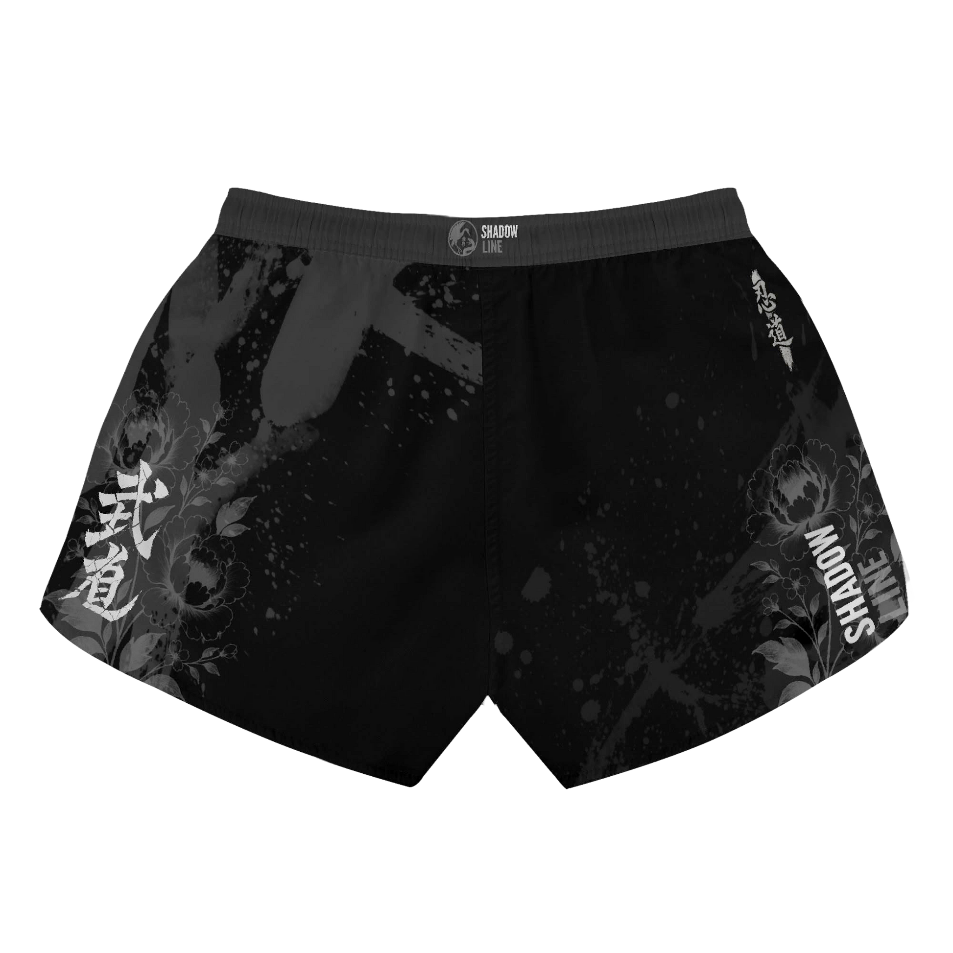 Silent Warrior Female Ninja Combat Shorts – Shadow Line Edition