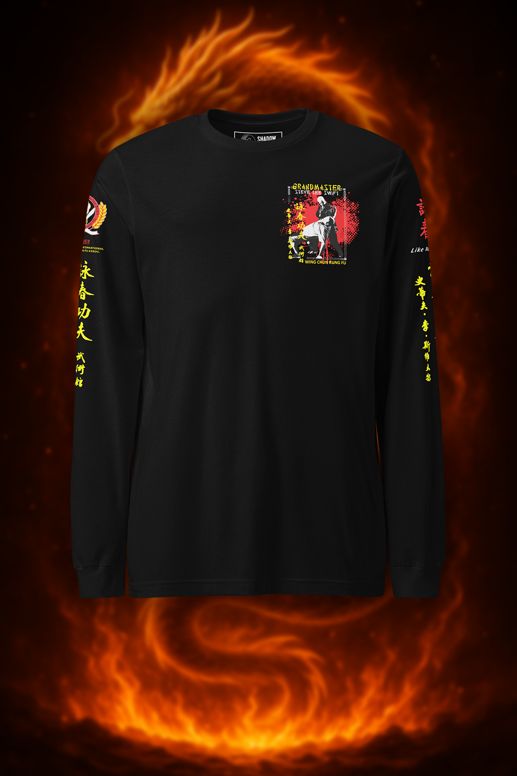 Grandmaster Legacy Long Sleeve | Flame Crest Edition – Sifu Collection