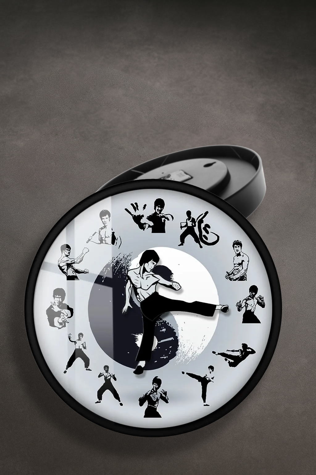 Kung Fu Movement Wall Clock – Martial Arts Inspired Home Decor