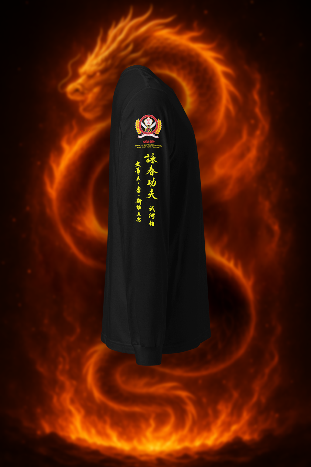 Grandmaster Legacy Long Sleeve | Flame Crest Edition – Sifu Collection