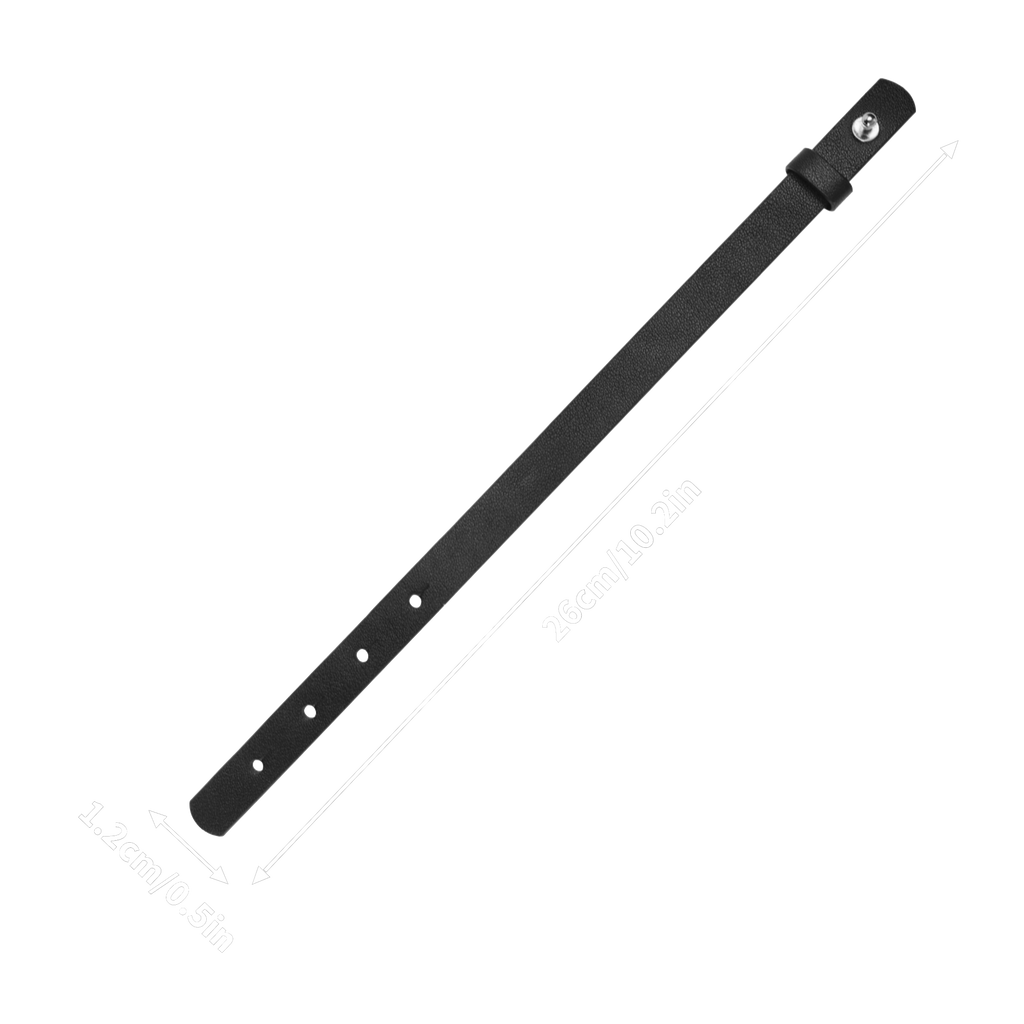 Built in Silence Leather Bracelet – Shadow Line Edition