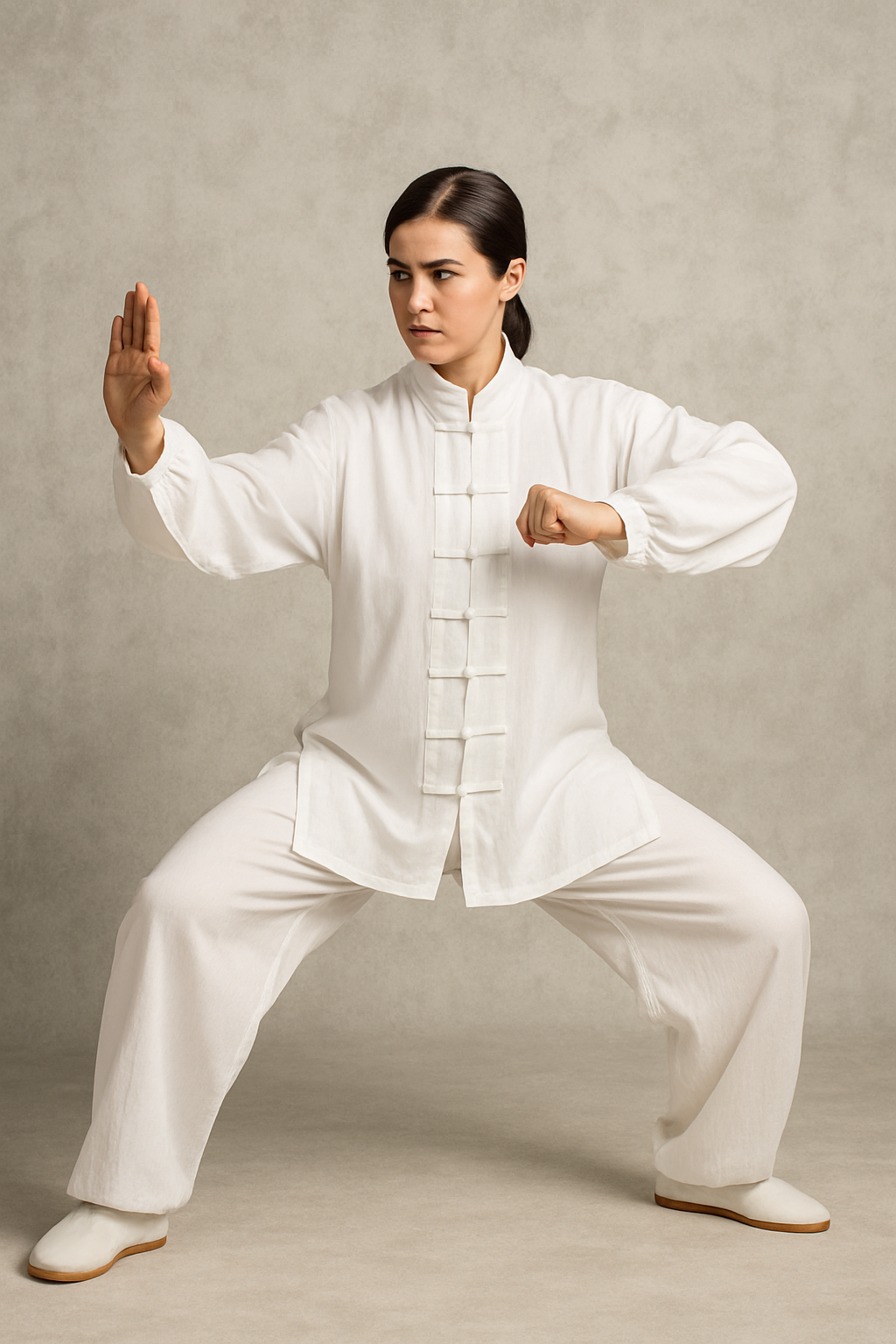 CLYFAN Tai Chi & Kung Fu Uniform – Black/Grey Cotton Suit for Kids & Adults | Wushu, Wing Chun, Martial Arts