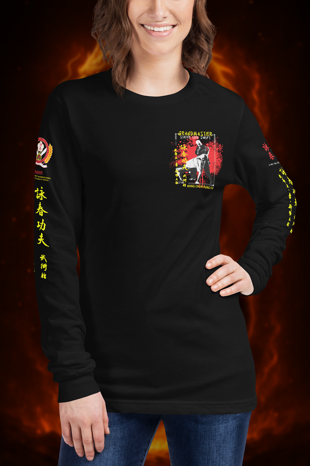 Grandmaster Legacy Long Sleeve | Flame Crest Edition – Sifu Collection