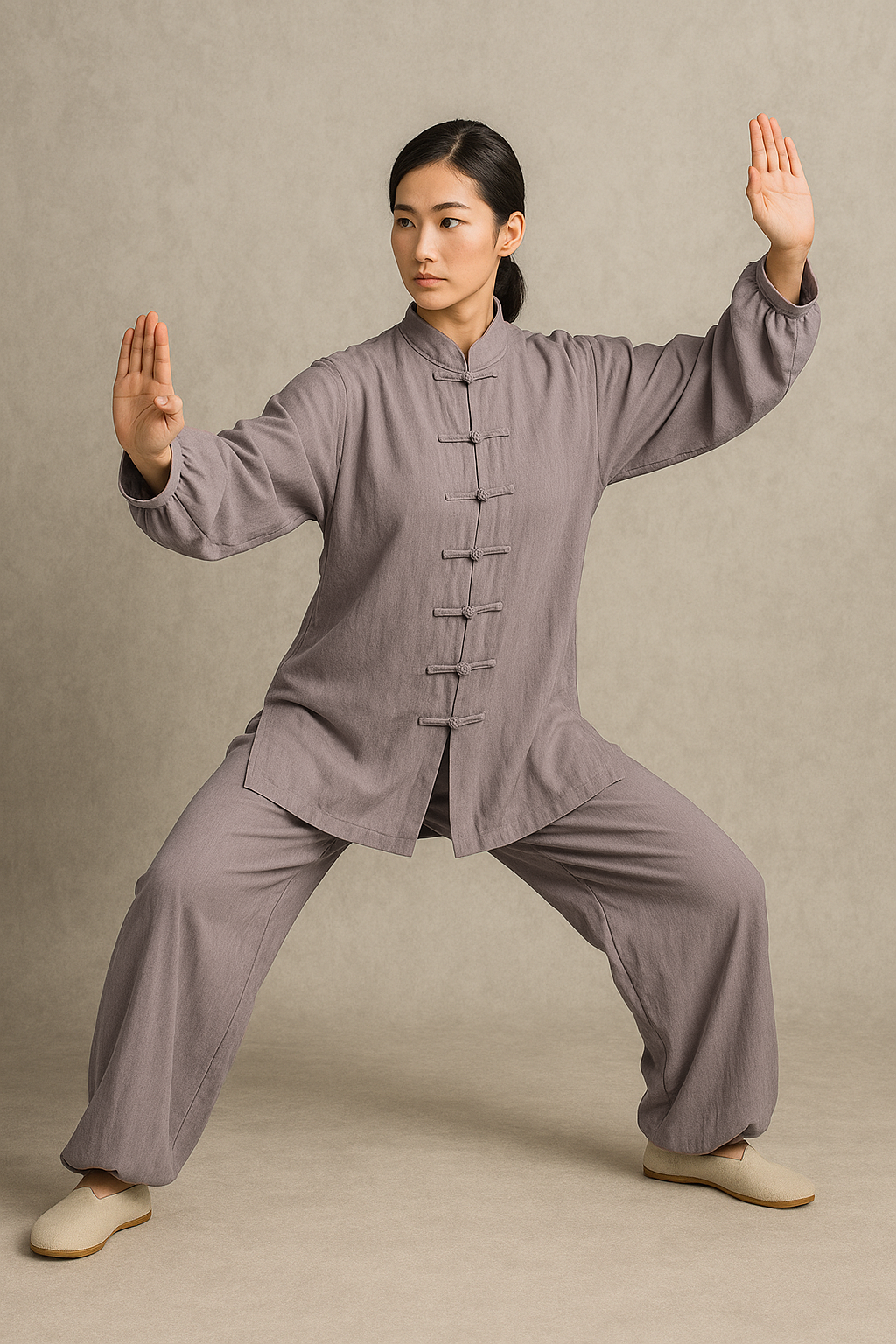 CLYFAN Tai Chi & Kung Fu Uniform – Black/Grey Cotton Suit for Kids & Adults | Wushu, Wing Chun, Martial Arts