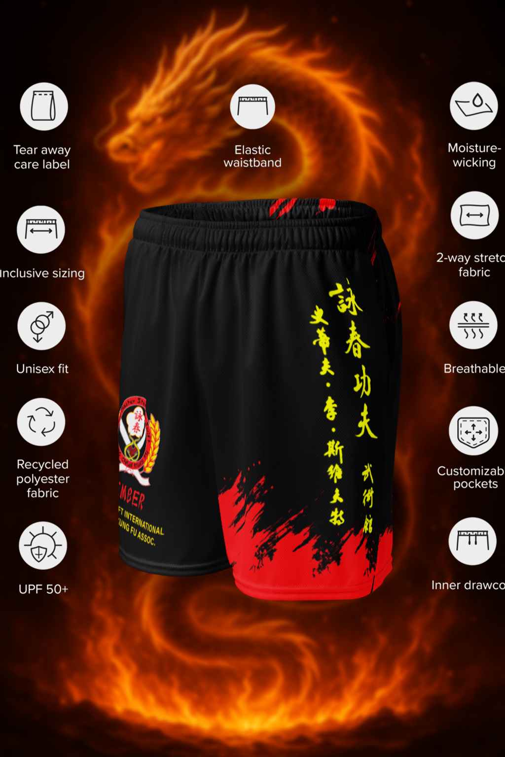 Sifu Legacy Mesh Shorts – Legendary Edition