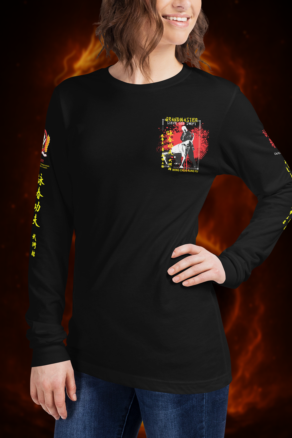 Grandmaster Legacy Long Sleeve | Flame Crest Edition – Sifu Collection