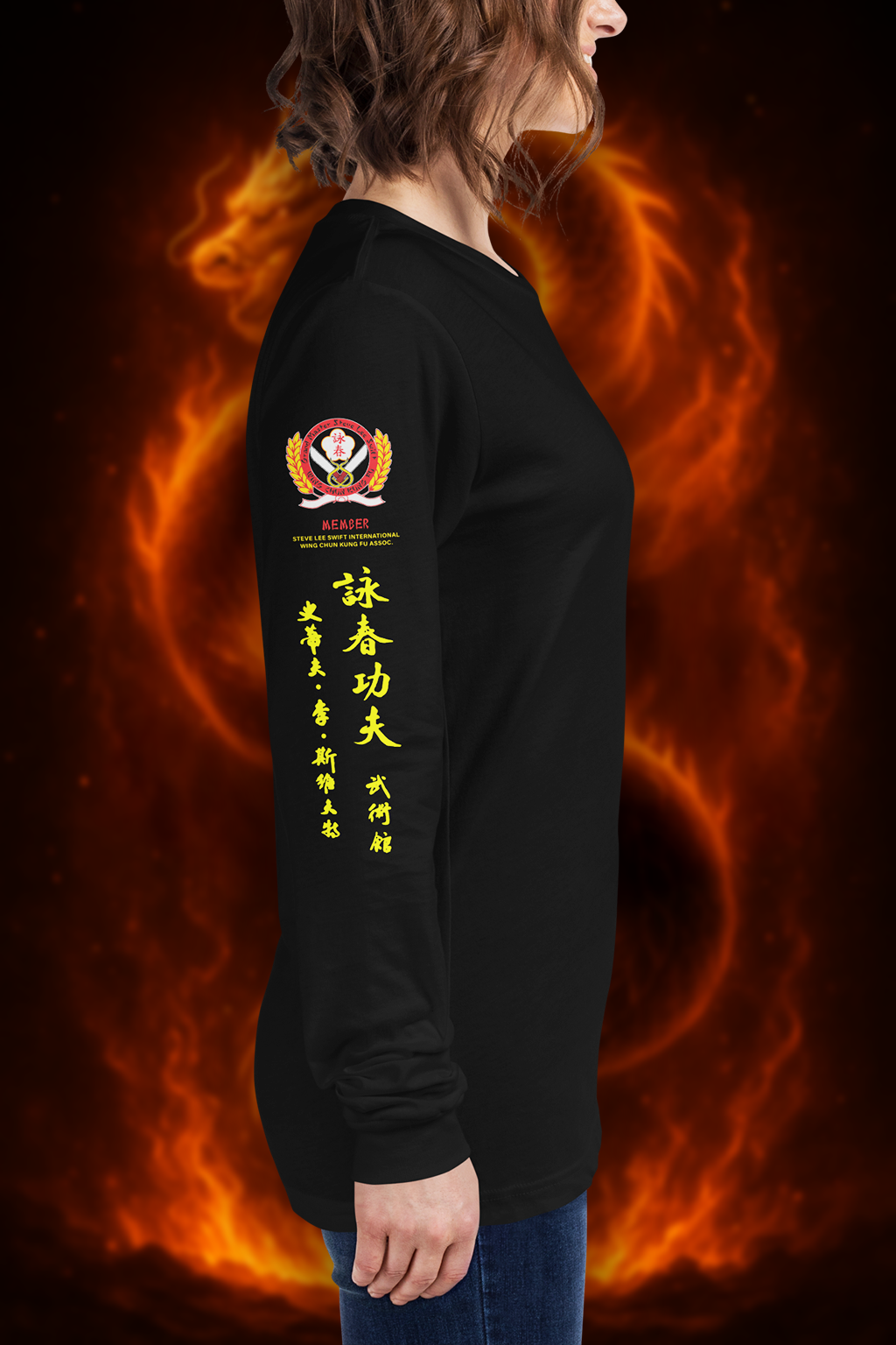 Grandmaster Legacy Long Sleeve | Flame Crest Edition – Sifu Collection