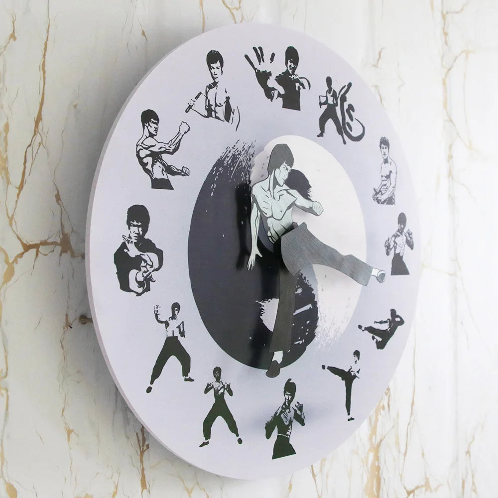 Kung Fu Movement Wall Clock – Martial Arts Inspired Home Decor