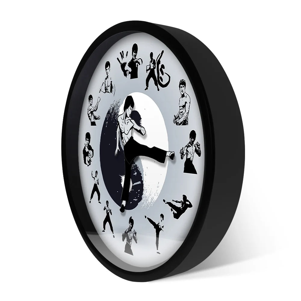 Kung Fu Movement Wall Clock – Martial Arts Inspired Home Decor