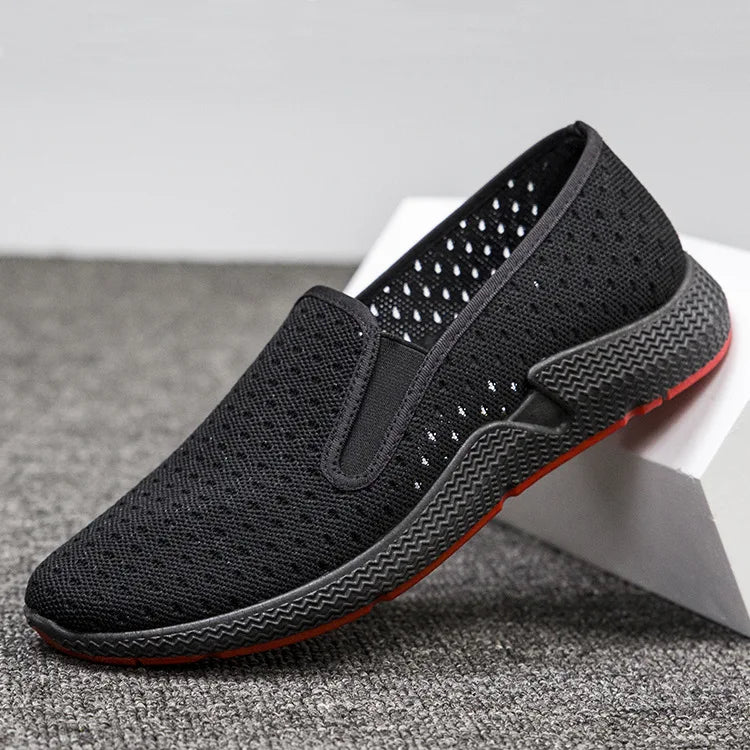 DecisionTree 2025 Men’s Traditional Chinese Martial Arts Shoes – Breathable Nylon & Leather Tai‑Chi Casual Shoes