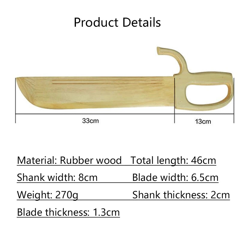 Iron Crane Solid Wood Wing Chun Training Blade