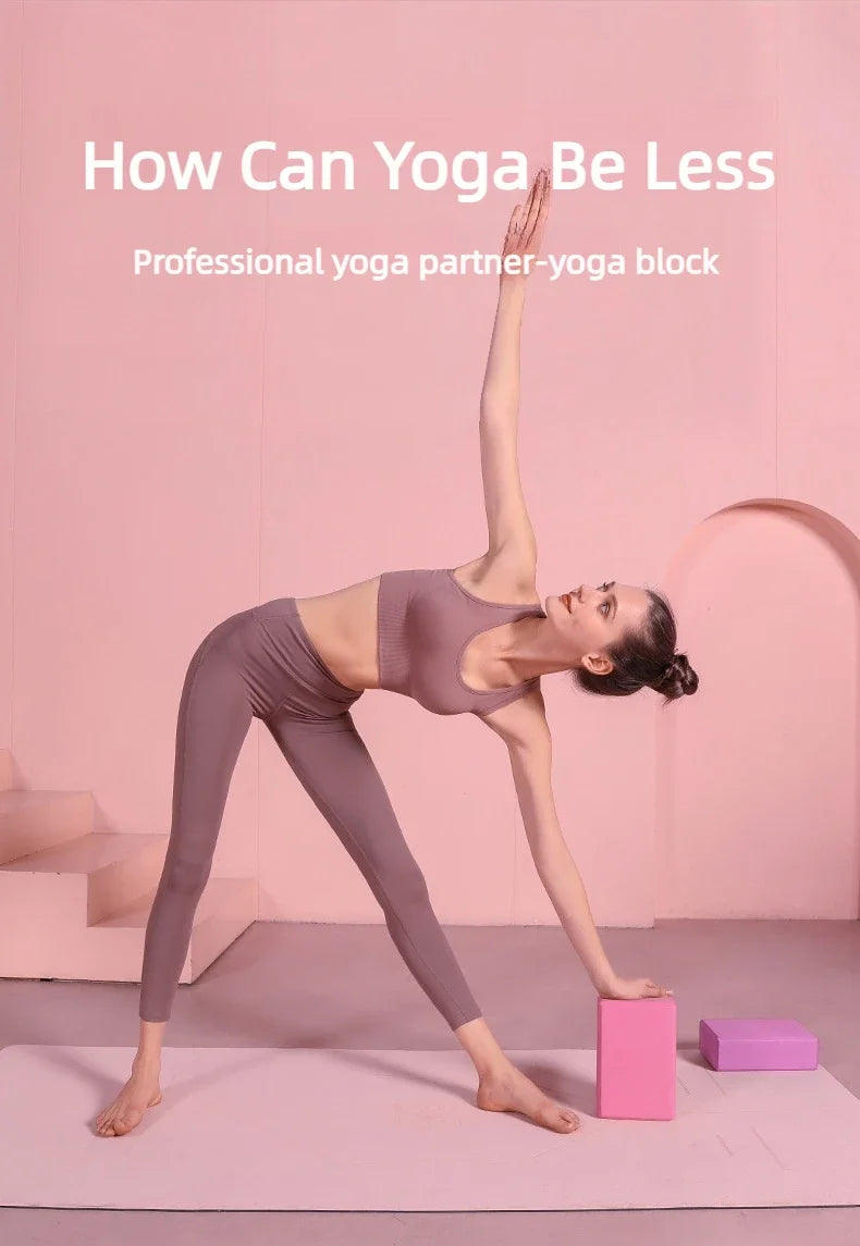 High‑Density EVA Yoga Block – Non‑Slip Support for Pilates & Yoga