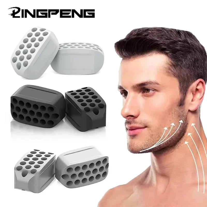 Silicone Jawline Exerciser – Facial Toning Ball for Jaw & Neck