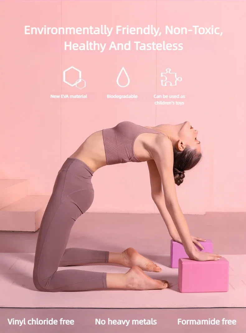 High‑Density EVA Yoga Block – Non‑Slip Support for Pilates & Yoga