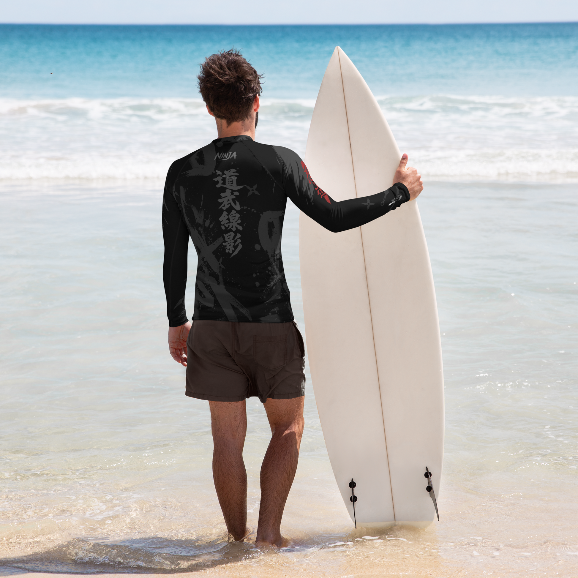 Silent Warrior Ninja Rash Guard – Shadow Line Compression Fit