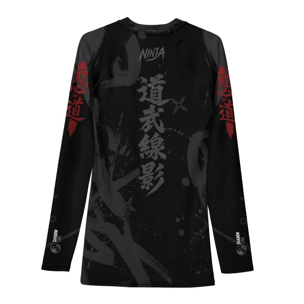 Silent Warrior Ninja Rash Guard – Shadow Line Compression Fit