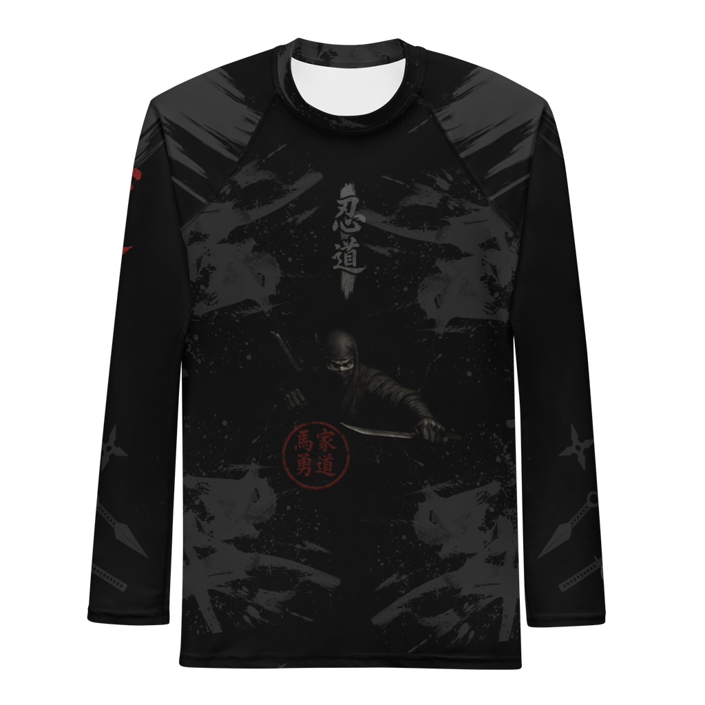 Silent Warrior Ninja Rash Guard – Shadow Line Compression Fit