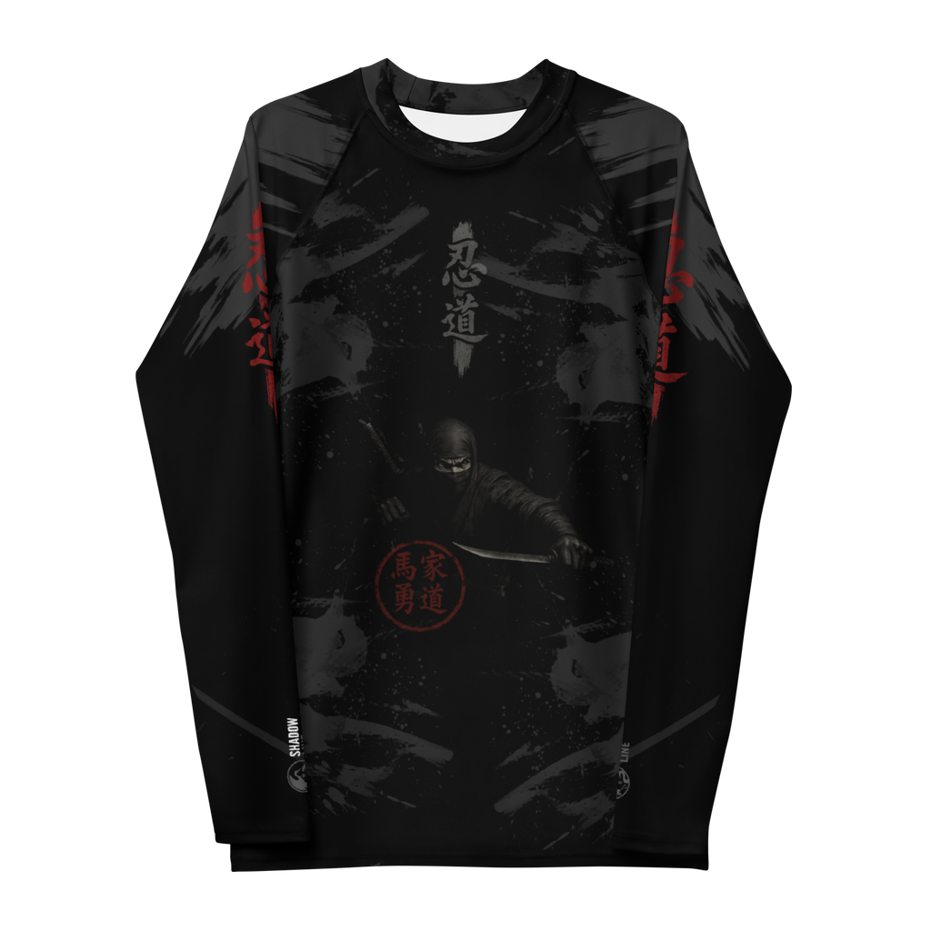 Silent Warrior Ninja Rash Guard – Shadow Line Compression Fit