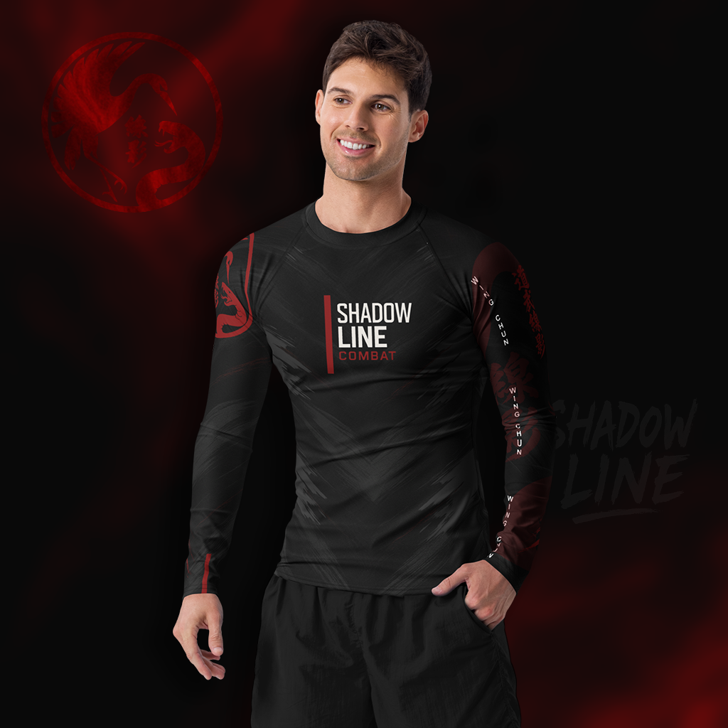 Men's Shadow Line Combat Rash Guard – Legacy Edition (Wing Chun)