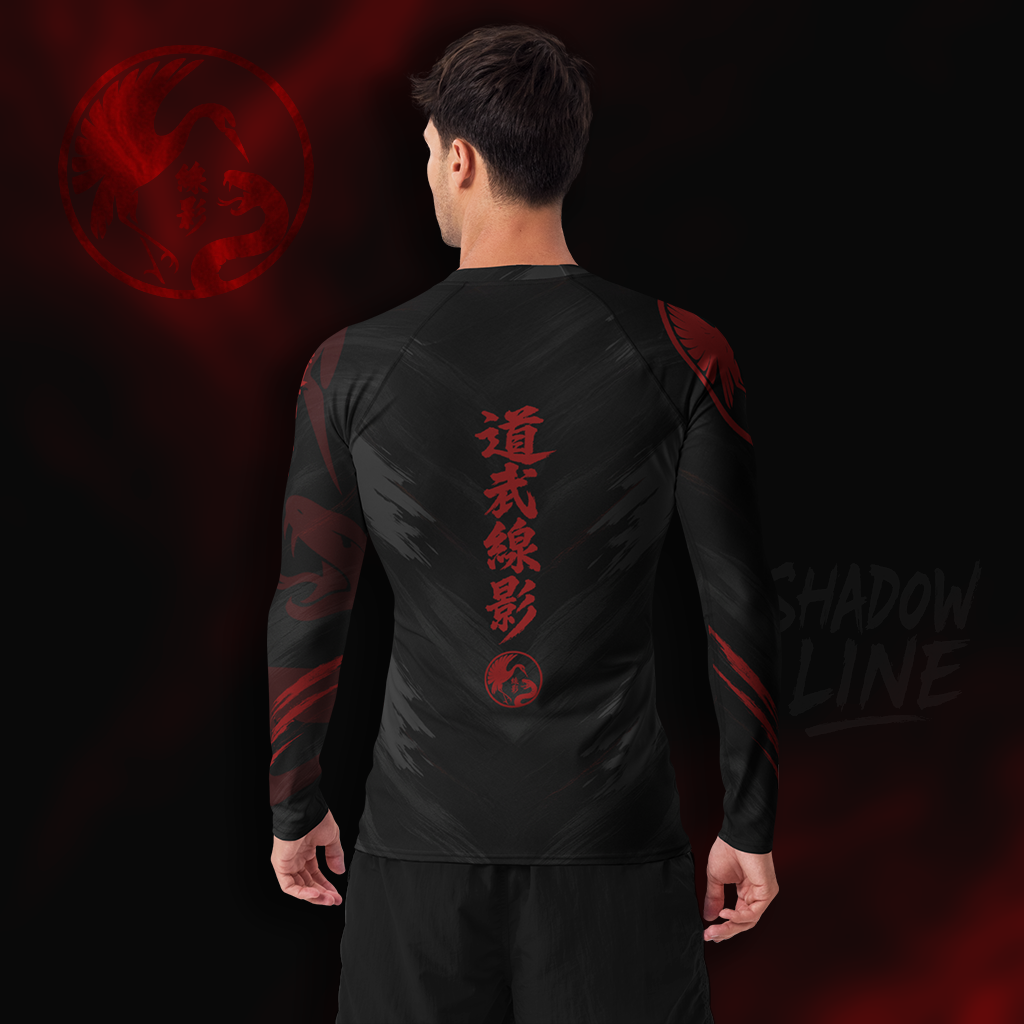 Men's Shadow Line Combat Rash Guard – Legacy Edition (Wing Chun)