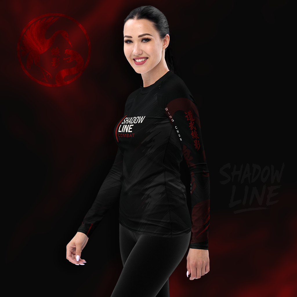 Women's Shadow Line Combat Rash Guard – Legacy Edition (Wing Chun)