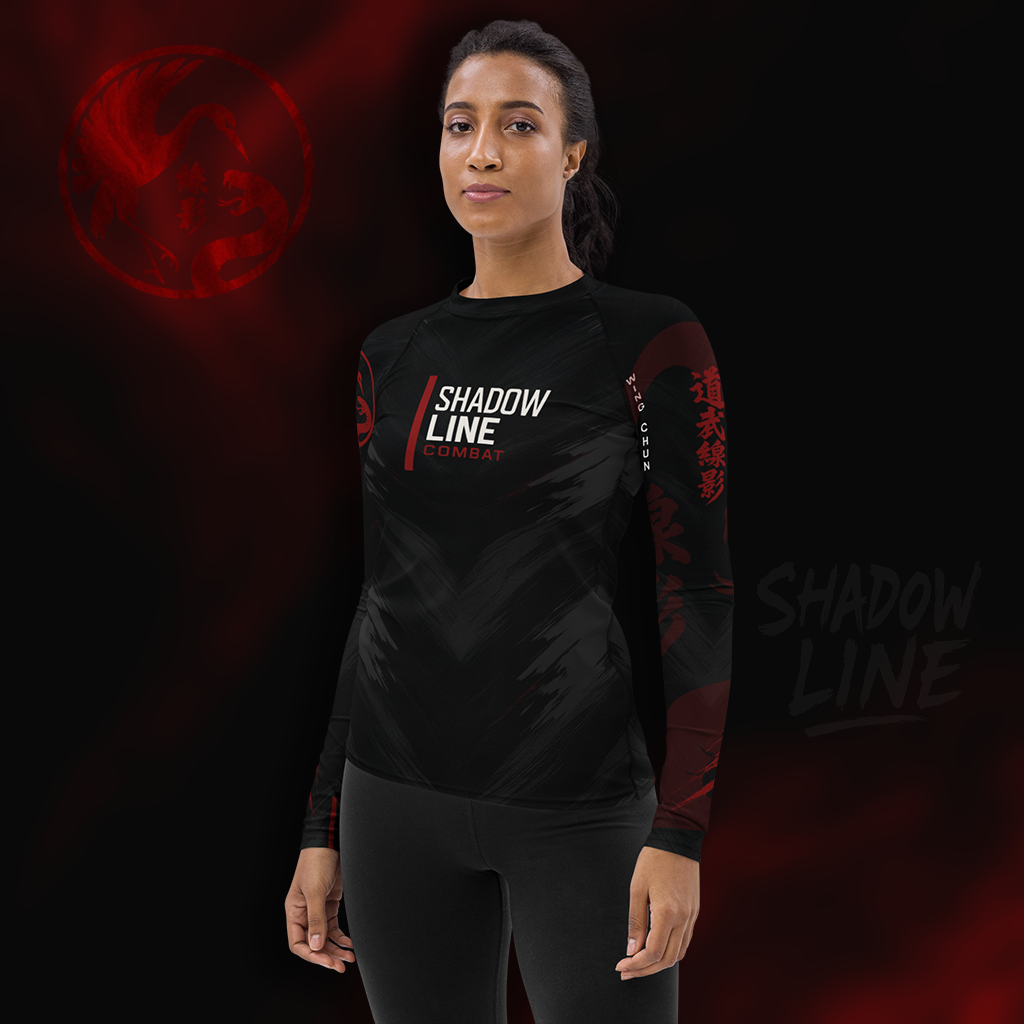 Women's Shadow Line Combat Rash Guard – Legacy Edition (Wing Chun)